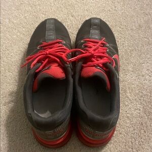 Men's Nike Black and Red Athletic Shoes